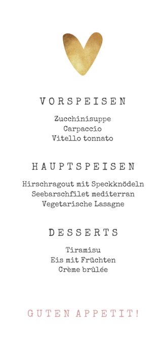 Menükarte zur Taufe rosa mit Punkten und Foto Rückseite