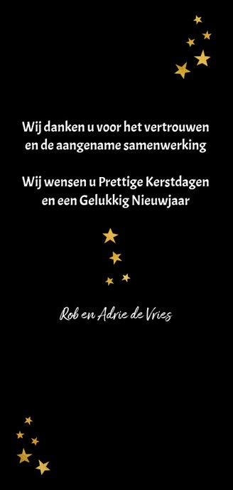 Mooie kerstkaart van schildersbedrijf voor relaties 3