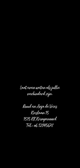 Mooie uitnodiging voor 20-jarig (aanpasbaar) huwelijksfeest 2