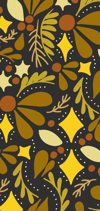 Nieuwjaarskaart '2020' dubbel met illustraties 2