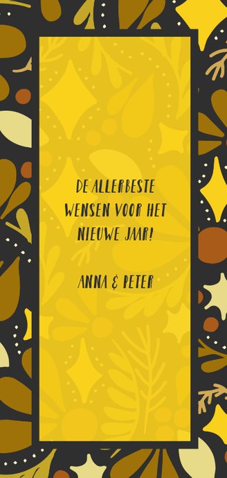 Nieuwjaarskaart '2020' dubbel met illustraties 3