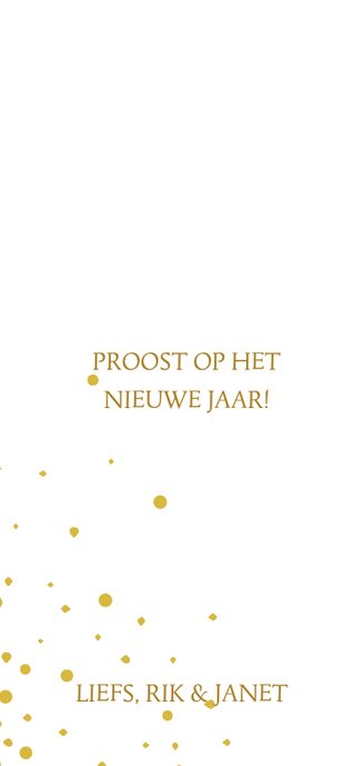 Nieuwjaarskaart '2020' met foto en stippen 3