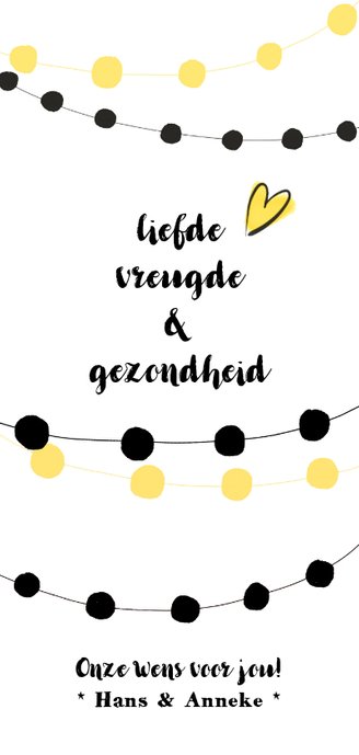 Nieuwjaarskaart feest champagne jaartal Achterkant
