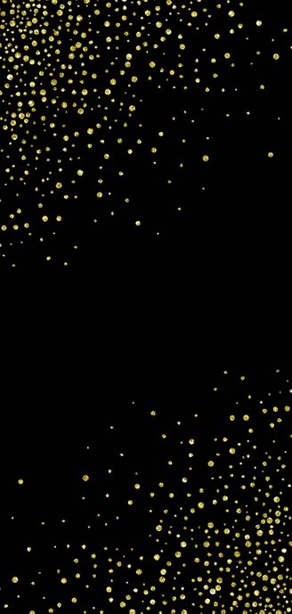 Nieuwjaarskaart 'tweeduizendeenentwintig' met glittereffect Achterkant