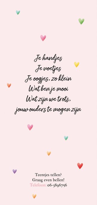 Op een roze wolk met hartjes regen geboorte dubbel 2