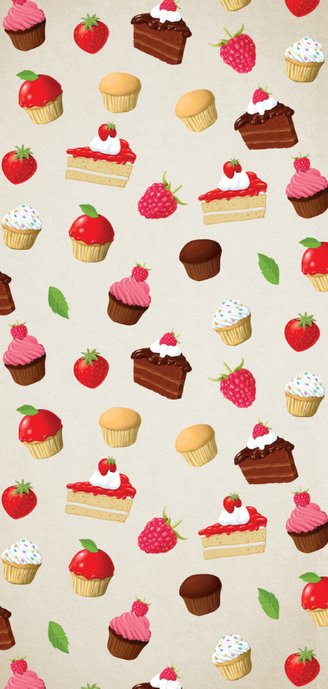 Smakelijke uitnoding met taartjes en cupcakes 2
