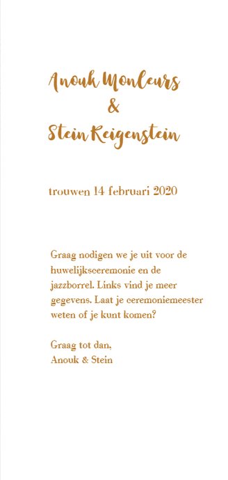 Trouwen namen hartjes stofprint 3
