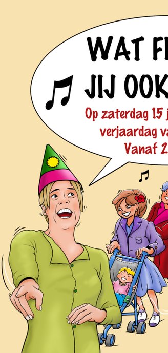 Uitnodiging feest Hallo allemaal, wat fijn dat je er bent 2