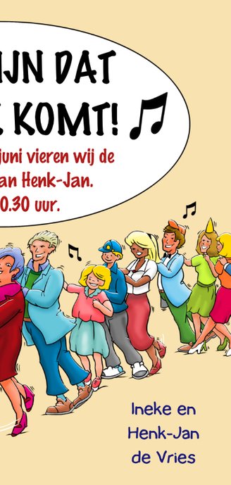 Uitnodiging feest Hallo allemaal, wat fijn dat je er bent 3