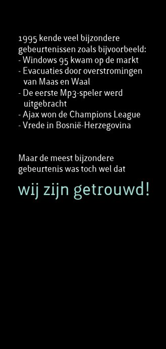 uitnodiging getrouwd 25 jaar lang dubbel 2