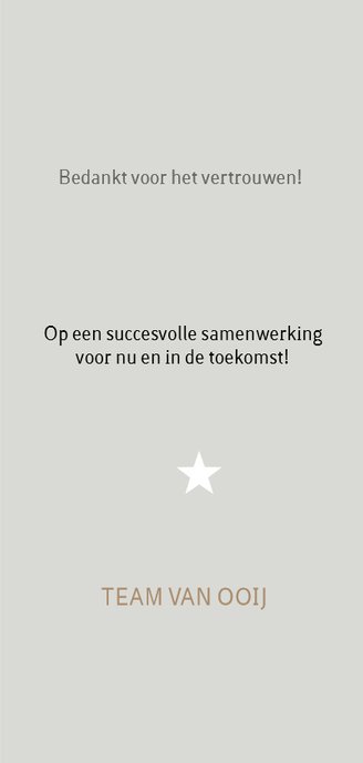 Zakelijke kerstkaart typografie langwerpig - BC 3