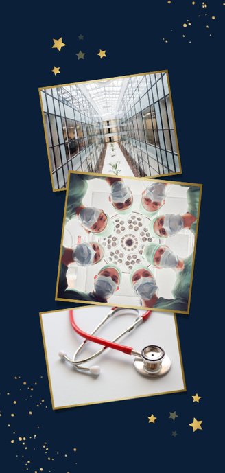 Zakelijke nieuwjaarskaart zorg vaccin corona 2021 goud 2
