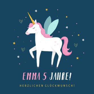 Knopfkarte 64 Einhorn Geburtstag Midi Karte Dog Toy De Der