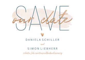 Save The Date Karte Zur Hochzeit Save Our Date Kaartje2go