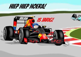 Verjaardag Racewagen Formule 1 Kaartje2go