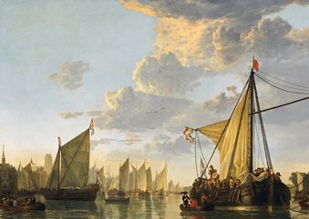 Albert Cuyp. De Maas bij Dordrecht