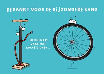 Bedankkaart bijzondere band tussen ons
