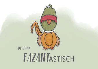 Bedankkaartje FAZANTastisch 