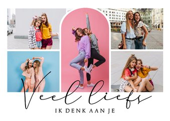 Beterschap veel liefs ik denk aan je fotokaart