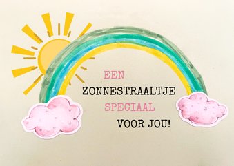 Beterschapskaartje een zonnestraaltje speciaal voor jou! 