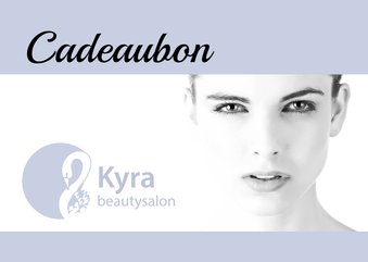 Cadeaubon zakelijk zzp beautysalon liggend