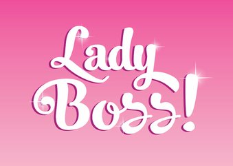 Felicitatie eigen bedrijf lady boss