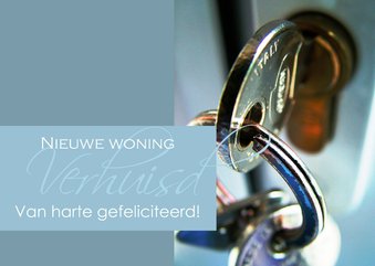 Felicitatiekaart nieuwe woning 2