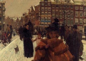 George Breitner. Stadsgezicht in Amsterdam