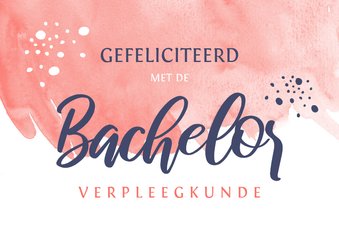 Geslaagd Bachelor met naam studie