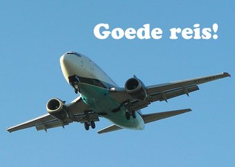 Goede reis Vliegtuig 2