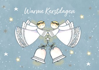 Kerst engeltjes kerstklokken