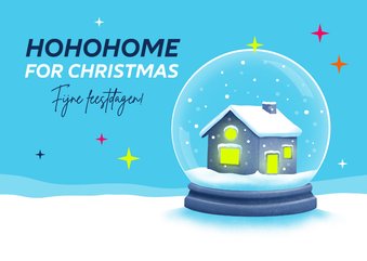 Kerstkaart Hohoho(me) for Christmas