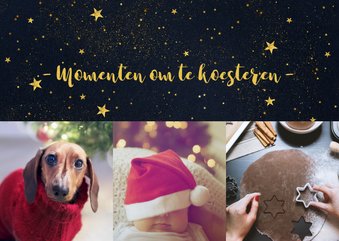 Kerstkaart momenten om te koesteren