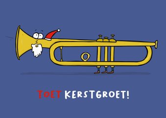 Kerstkaart toet kerstgroet