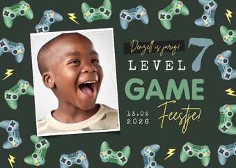 Kinderfeestje gamen controllers foto