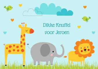 Kinderkaart dieren