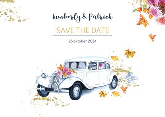 Save the date oldtimer herfst