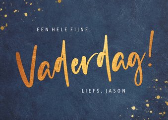 Stijlvolle en stoere typografische fijne vaderdag kaart 