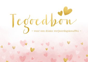 Tegoedbon voor een dikke verjaardagsknuffel 