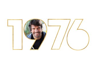 Uitnodiging 50ste verjaardag met foto 1976