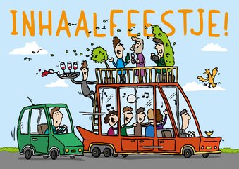 Uitnodiging Inhaalfeestje