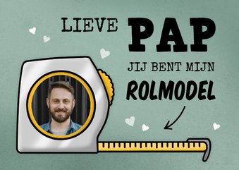 Vaderdag rolmodel papa