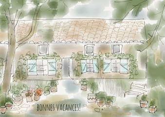 Vakantiekaart Bonnes Vacances