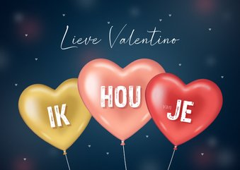 Valentijnskaart ik hou je