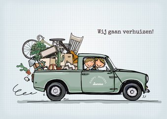 Verhuiskaart Minipickup - AV