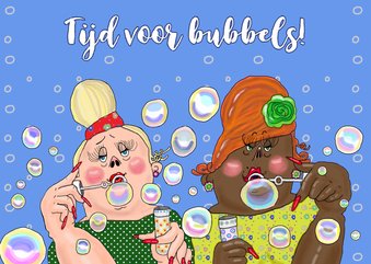 Verjaardagskaart Bubbeltijd