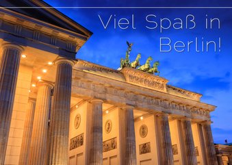 Viel Spaß in Berlin!