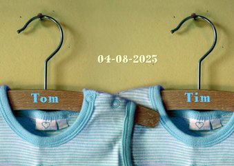 vintage romper twin boys Tom en Tim