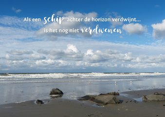 Vriendschap Zee Horizon