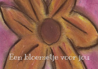 Wenskaart bloemetje